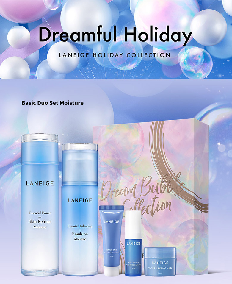 Laneige, Laneige Dream Bubble Collection, Laneige Dream Bubble Collection Basic Duo Set Moisture, Laneige Dream Bubble Collection Basic Duo Set Moisture รีวิว, Laneige Dream Bubble Collection Basic Duo Set Moisture ราคา, Laneige Dream Bubble Collection Basic Duo Set Moisture (Limited Edition 2019), Laneige ของแท้