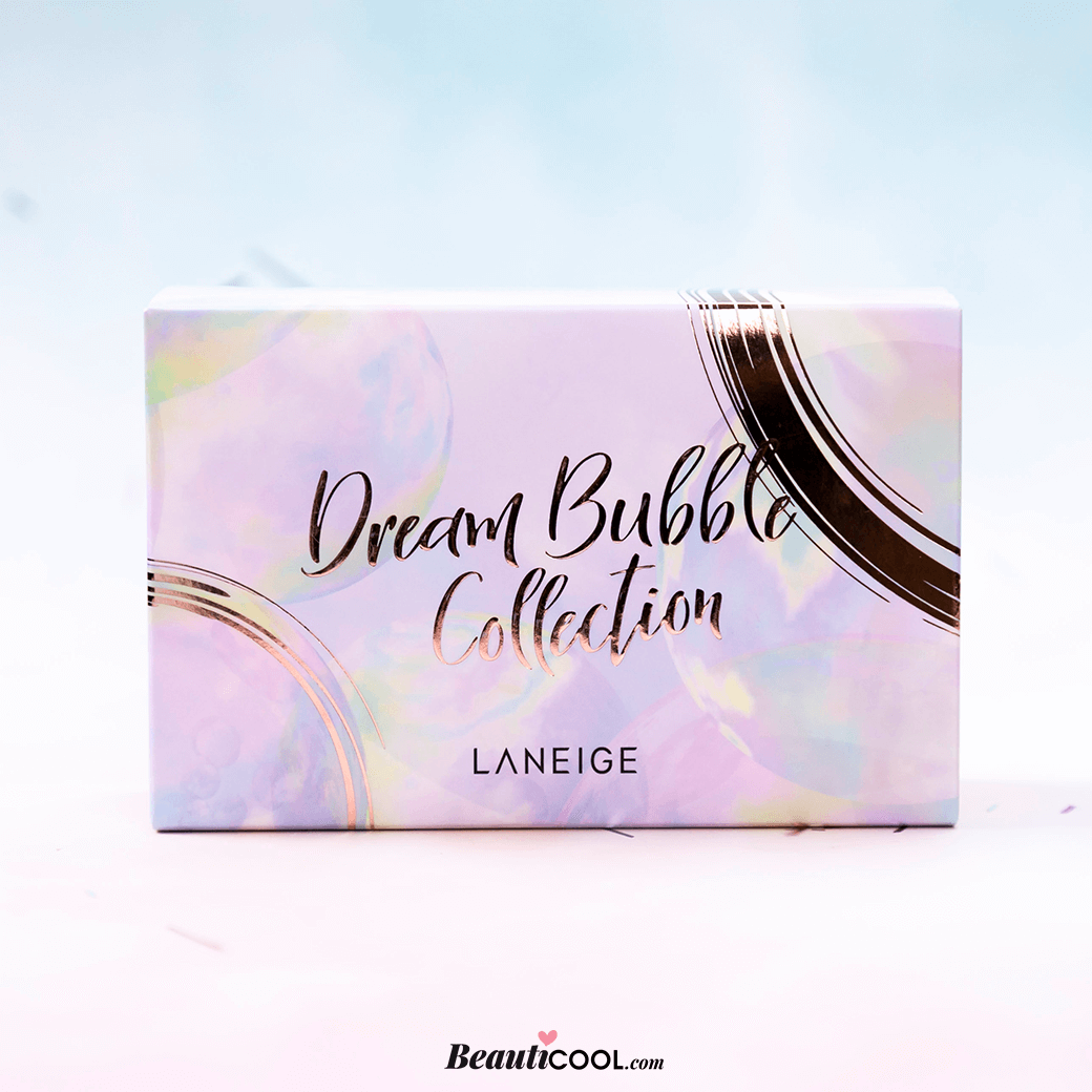 Laneige Dream Bubble Collection Best Sellers Trial Kit 5 Items (Limited Edition) เซ็ตเติมผิวอิ่มน้ำ ฟื้นฟูผิวแห้งให้อิ่มน้ำ สัมผัสผิวชุ่มชื้นนุ่มเนียนได้ทุกวัน