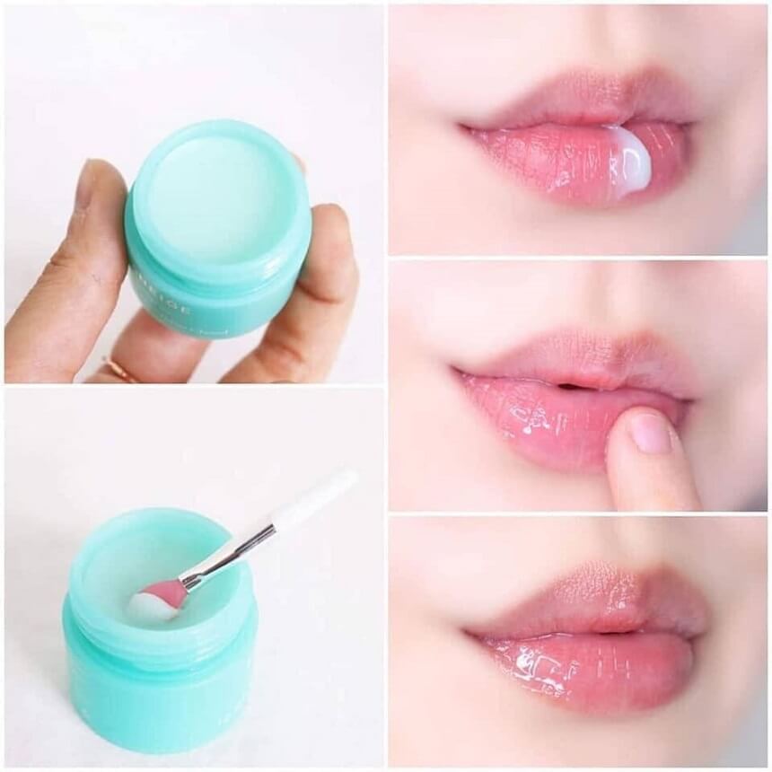 Laneige Lip Sleeping Mask #Choco Mint 8 g  มาส์กบำรุงริมฝีปากแบบข้ามคืนสูตรใหม่ล่าสุด !! ขายดีจนกลายเป็นสินค้าหายากของเกาหลี หากอยากมีริมฝีปากเด้งดึ๋งเหมือนเยลลี่ พร้อมนุ่มชุ่มชื่นขนาดนี้ละก็ ห้ามพลาดเด็ดขาด !  ไม่ว่าจะใช้เป็นมาสก์ข้ามคืน ฟื้นฟูเรียวปาก หรือมาสก์เร่งด่วนก่อนไปงาน โดยทา 10-15 นาที ก็สวยเด้งได้รวดเร็ว