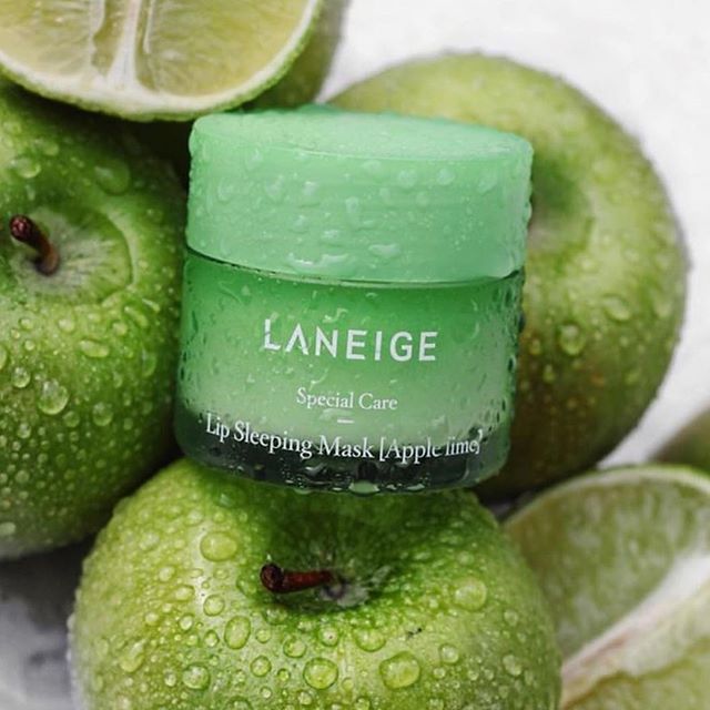 Laneige Lip Sleeping Mask #Apple Lime 8g สินค้าขายดี !! มาสก์บำรุงริมฝีปาก สินค้าหายากที่สาวๆต้องมี มอบริมฝีปากนุ่มเด้งกว่าใคร