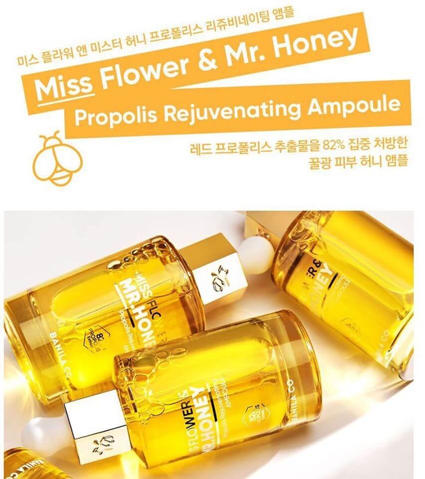 Banila co.,Banila co. Miss Flower & Mr. Honey Propolis Rejuvenating Ampoule,Miss Flower & Mr. Honey Propolis Rejuvenating Ampoule,รีวิว Miss Flower & Mr. Honey Propolis Rejuvenating Ampoule,Miss Flower & Mr. Honey Propolis Rejuvenating Ampoule ราคา,Miss Flower & Mr. Honey Propolis Rejuvenating Ampoule ดีไหม,เซรั่ม Banila co,#ซุปเปอร์เซรั่มน้ำผึ้ง,