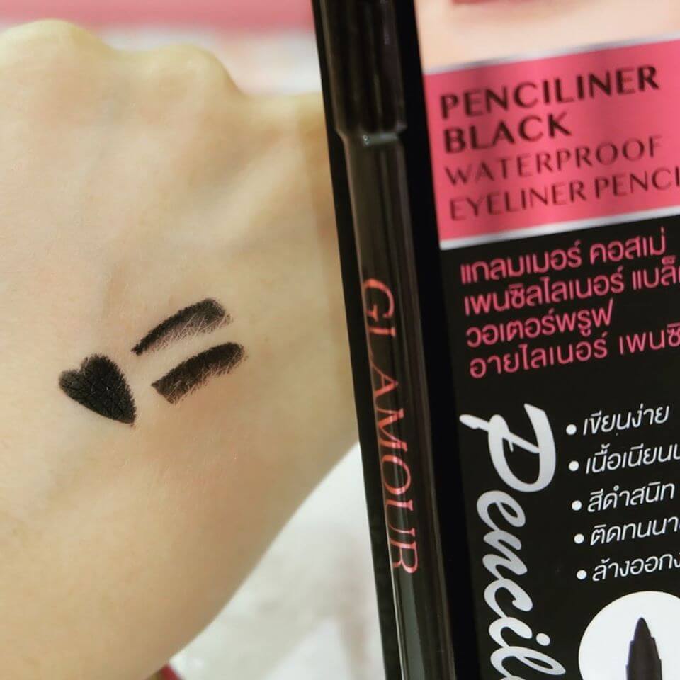 GLAMOUR COSME,GLAMOUR COSME Penciliner Black Waterproof Eyeliner Pencil,GLAMOUR COSME Penciliner Black Waterproof Eyeliner Pencil ราคา,GLAMOUR COSME Penciliner Black Waterproof Eyeliner Pencil รีวิว,GLAMOUR COSME Penciliner Black Waterproof Eyeliner Pencil pantip,GLAMOUR COSME Penciliner Black Waterproof Eyeliner Pencil jeban