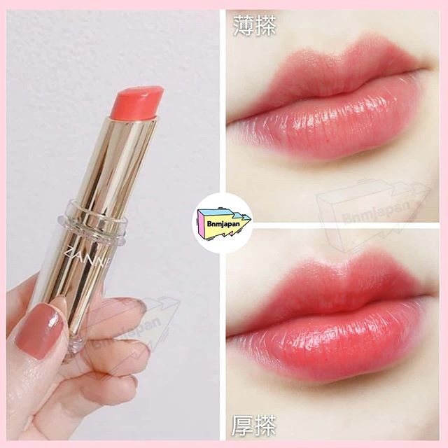 CEZANNE Lasting Gloss Lip 3.2g #501 ลิปกลอสแบบแท่งหมุนสุดหรู ตัดเป็นหัวเพชรด้านบน เนื้อละเอียดบางเบา สีสันสวยชัด
