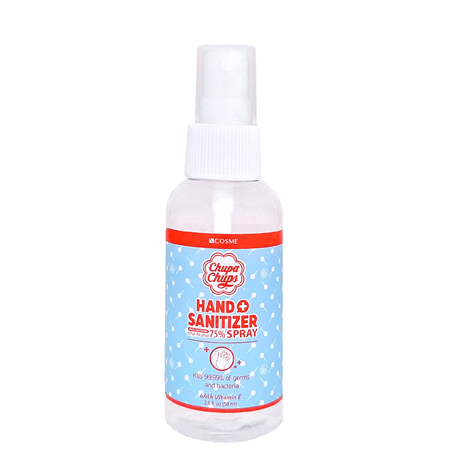 Chupa Chups Hand Sanitizer 75% Spray 50ml สเปย์แอลกอฮอลล์ 75% ลดการสะสมของเชื้อไวรัสและแบคทีเรีย