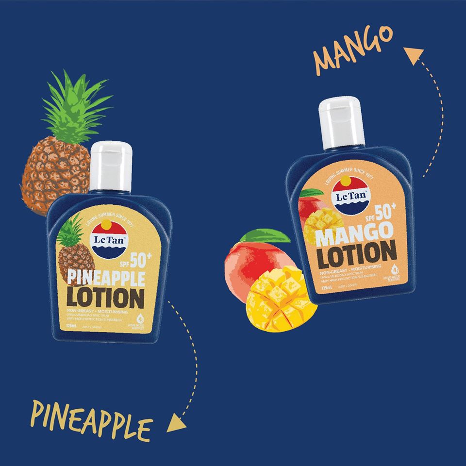 Le Tan , le tan lotion review, Le Tan  Pineapple Sunscreen, Le Tan  Pineapple Sunscreen review, le tan products, le tan products australia,Le Tan  Pineapple Sunscreen spf50+