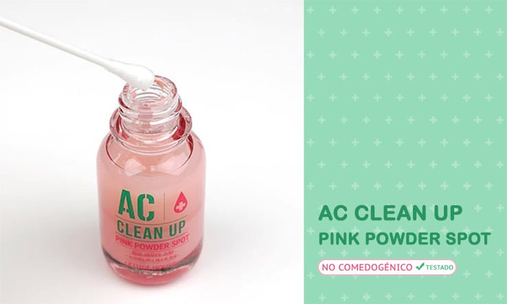 ETUDE HOUSE AC Clean Up Pink Powder Spot 15 ml แป้งน้ำแต้มสิวสูตรใหม่ มีสารบำรุงเข้มข้น ใช้แต้มบนสิว ช่วยลดการอักเสบ ลดปัญหาการอักเสบแดงของสิวได้อย่างรวดเร็ว ไม่ทิ้งรอยดำ  คงความชุมชื้น ช่วยกระชับรูขุมขน ลดรอยแผลอันมีสาเหตุมาจากสิว หลุมสิวหรือแผลอักเสบจะยุบลงอย่างเห็นได้ชัด ไม่มีสารที่ก่อให้เกิดอาการแพ้หรือระคายเคือง