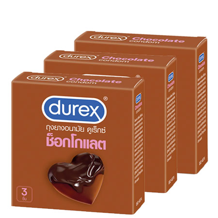 Durex,ดูเร็กซ์,Durex Chocolate Condom 53mm.,ถุงยางอนามัย ,ดูเร็กซ์ กลิ่นช็อคโกแลต, durex chocolate รีวิว ,durex chocolate review ,durex chocolate ขนาด ,durex ผลิตภัณฑ์ ,durex chocolate ราคา