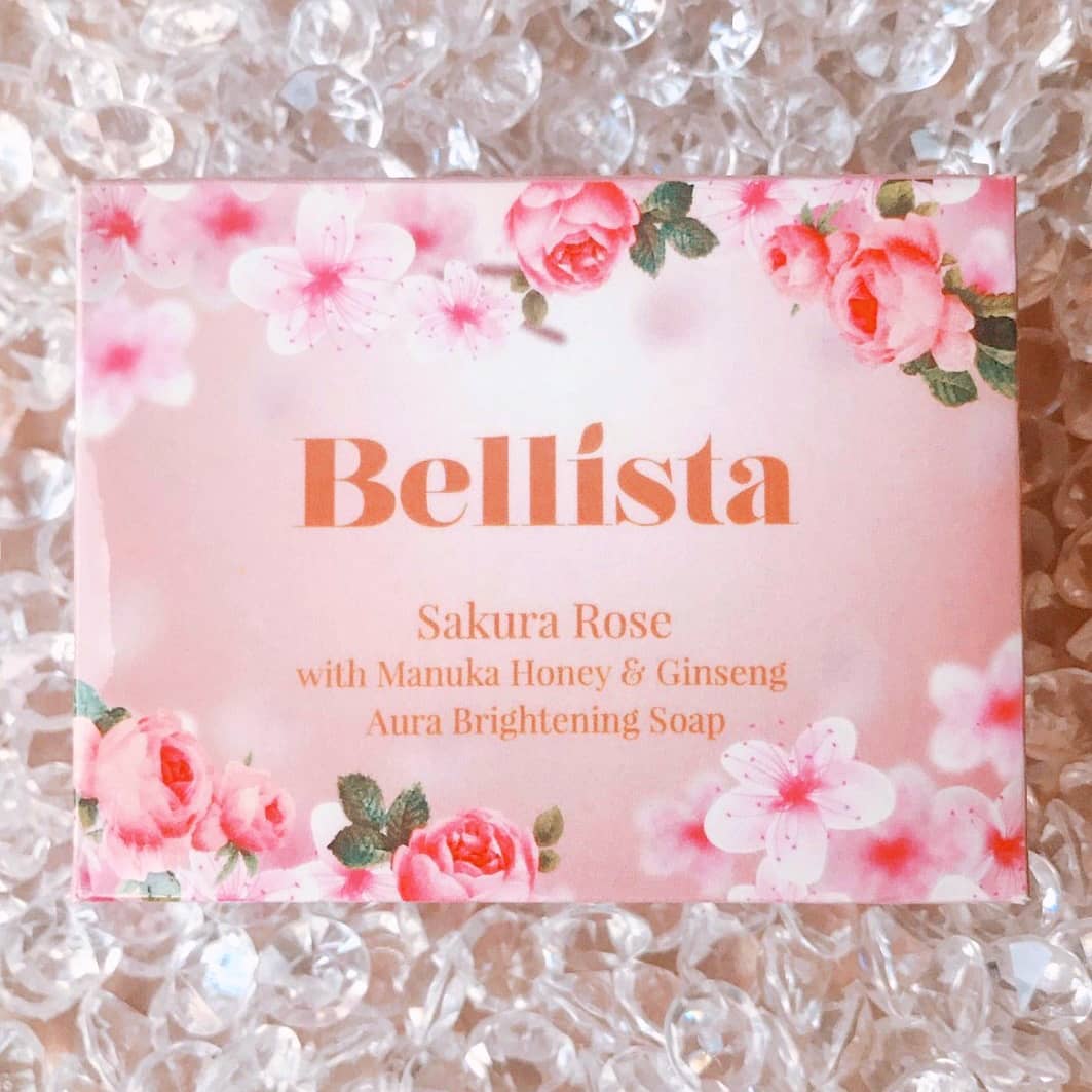 Bellista Sakura & Rose Aura Brightening Soap , Bellista ราคา , Bellista รีวิว , Bellista ซื้อที่ไหน , Bellista สบู่ , Bellista