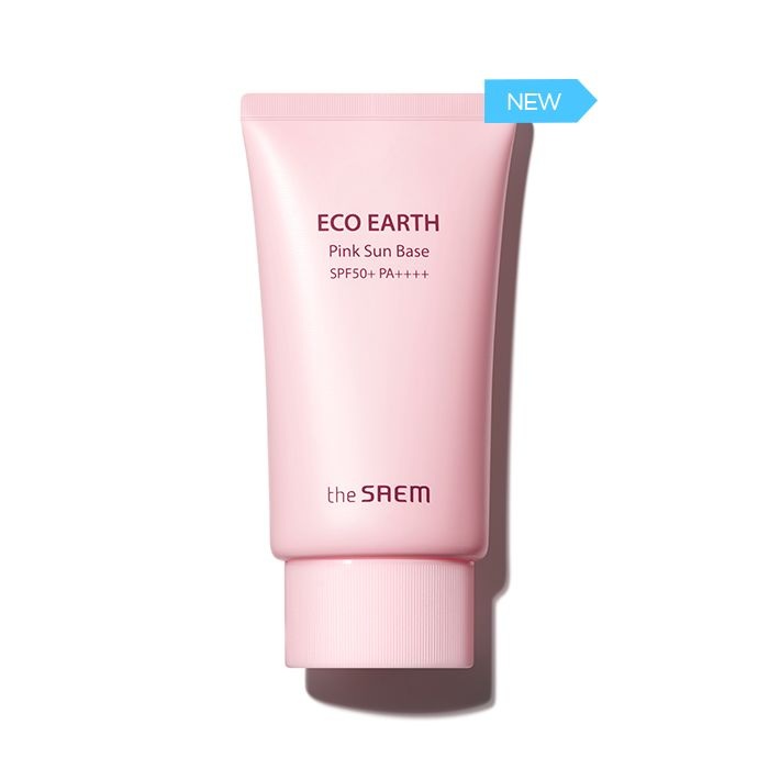 The Saem, Eco Earth Power Pink Sun Cream spf50+ pa++++ 50g, The Saem Eco Earth Power Pink Sun Cream, The Saem Eco Earth Power Pink Sun Cream รีวิว