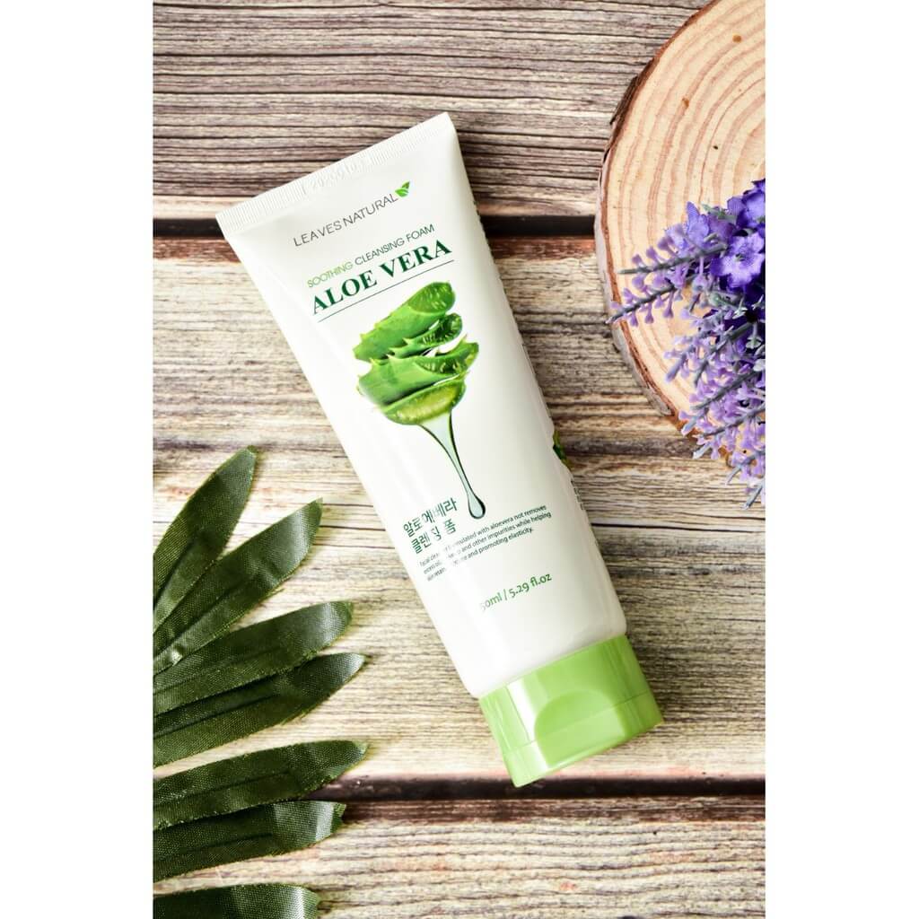 Leaves  Natural , Leaves Natural SOOTHING CLEANSING  , Leaves Natural FOAM ALOE VERA , Leaves Natural SOOTHING CLEANSING FOAM ALOE VERA