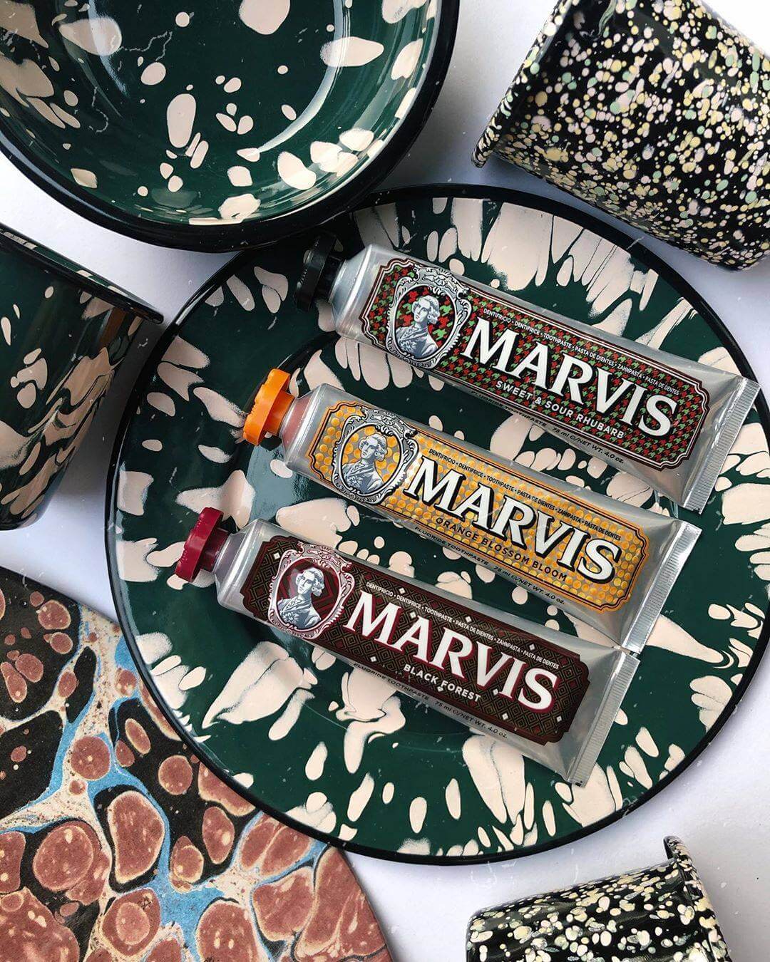 Marvis , marvis sweet & sour rhubarb , marvis sweet & sour rhubarb toothpaste , Marvis Sweet & Sour Rhubarb 75 ml. , ยาสีฟันในตำนาน , ยาสีฟันในตำนาน Marvis 
