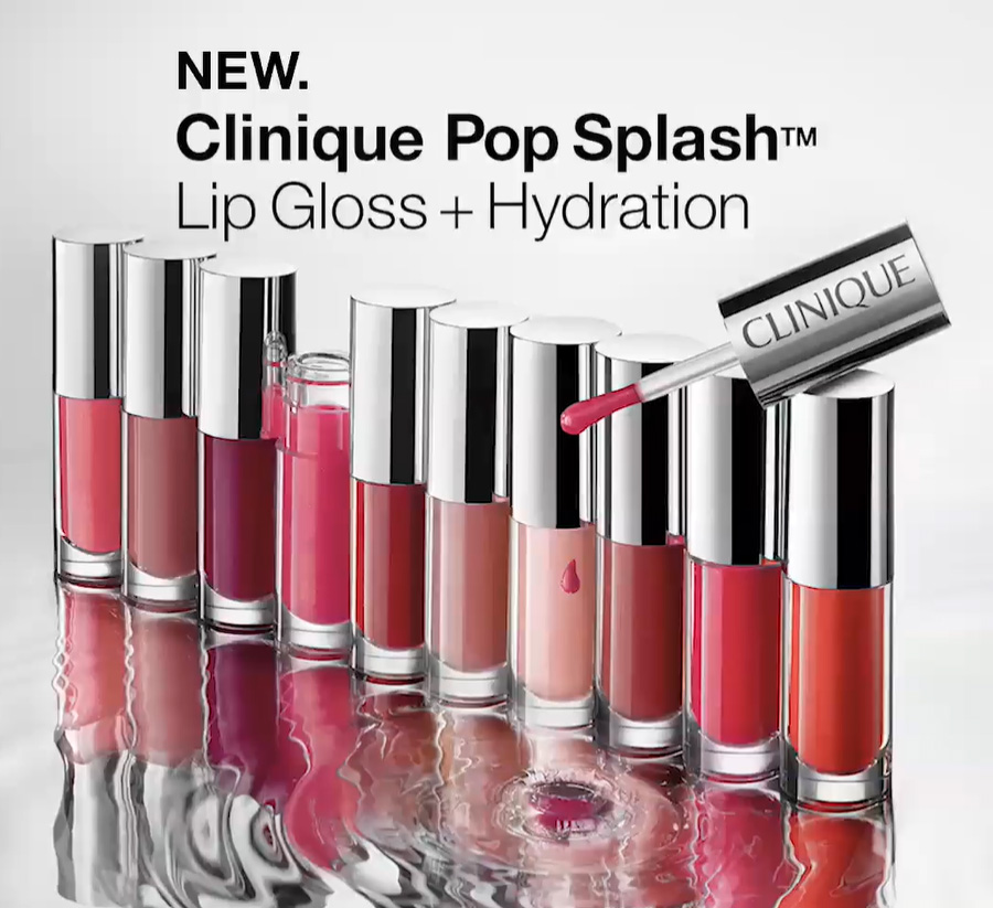 Clinique Pop Splash Lip Gloss Hydration ลิปกลอสเฉดสีสวยสุดพิเศษ CliniquePop Splash™ ให้สีสันสดสวยพร้อมความชุ่มชื่นยาวนาน เนื้อกลอสจะมอบความชุ่มชื่น และประกายแวววาวแก่ริมฝีปากโดยไม่ทำให้รู้สึกเหนียวเหนอะหนะส่วนผสมที่ดีต่อผิวจะมอบความนวลเนียนและบำรุงริมฝีปากรวมทั้งมอบความชุ่มชื่นแก่ริมฝีปากได้ทันทีที่ใช้ และความชุ่มชื่นจะคงอยู่อย่างยาวนาน 