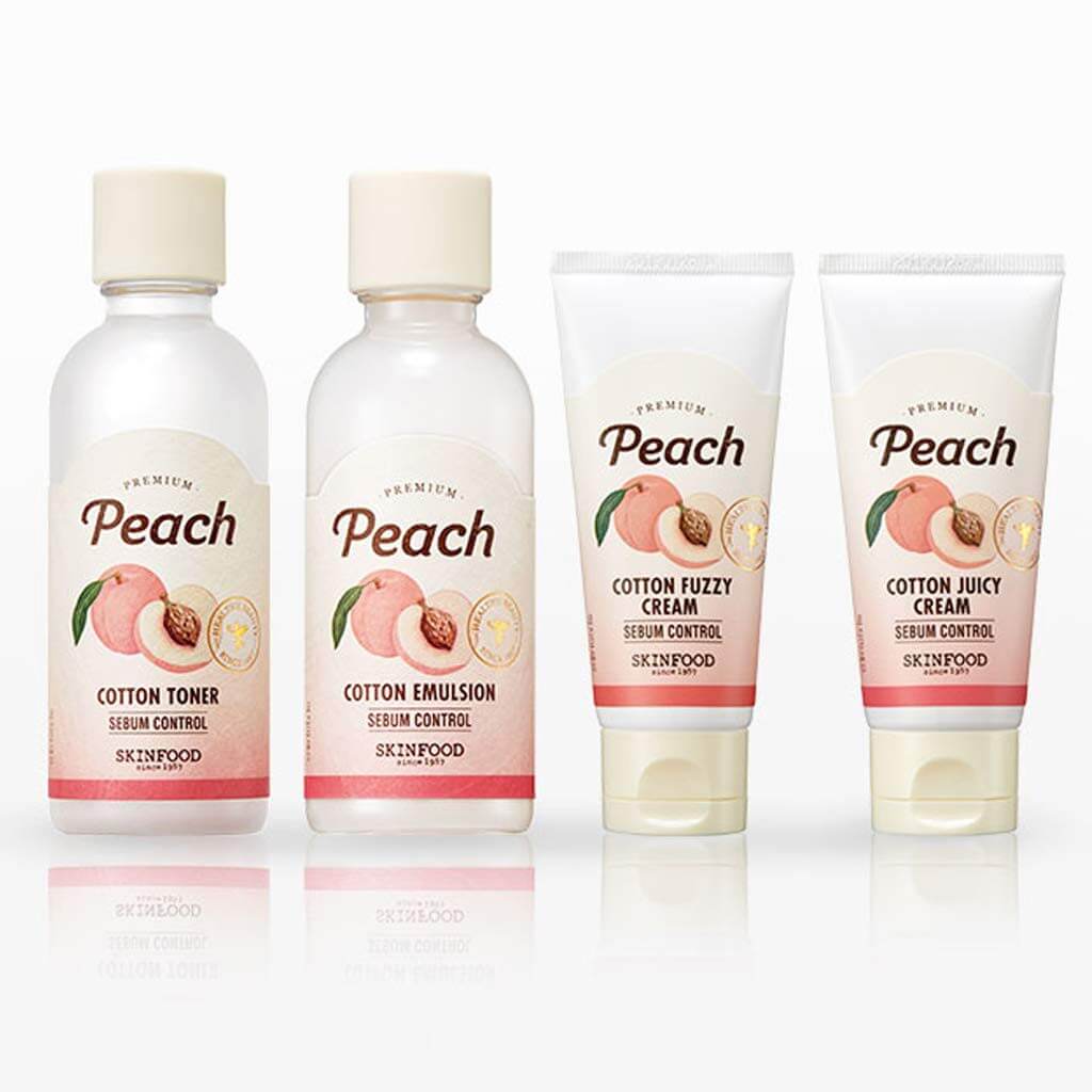 SKINFOOD , skinfood premium peach cotton emulsion, skinfood premium peach cotton emulsion review, skinfood premium peach cotton emulsion รีวิว, skinfood peach cotton emulsion รีวิว