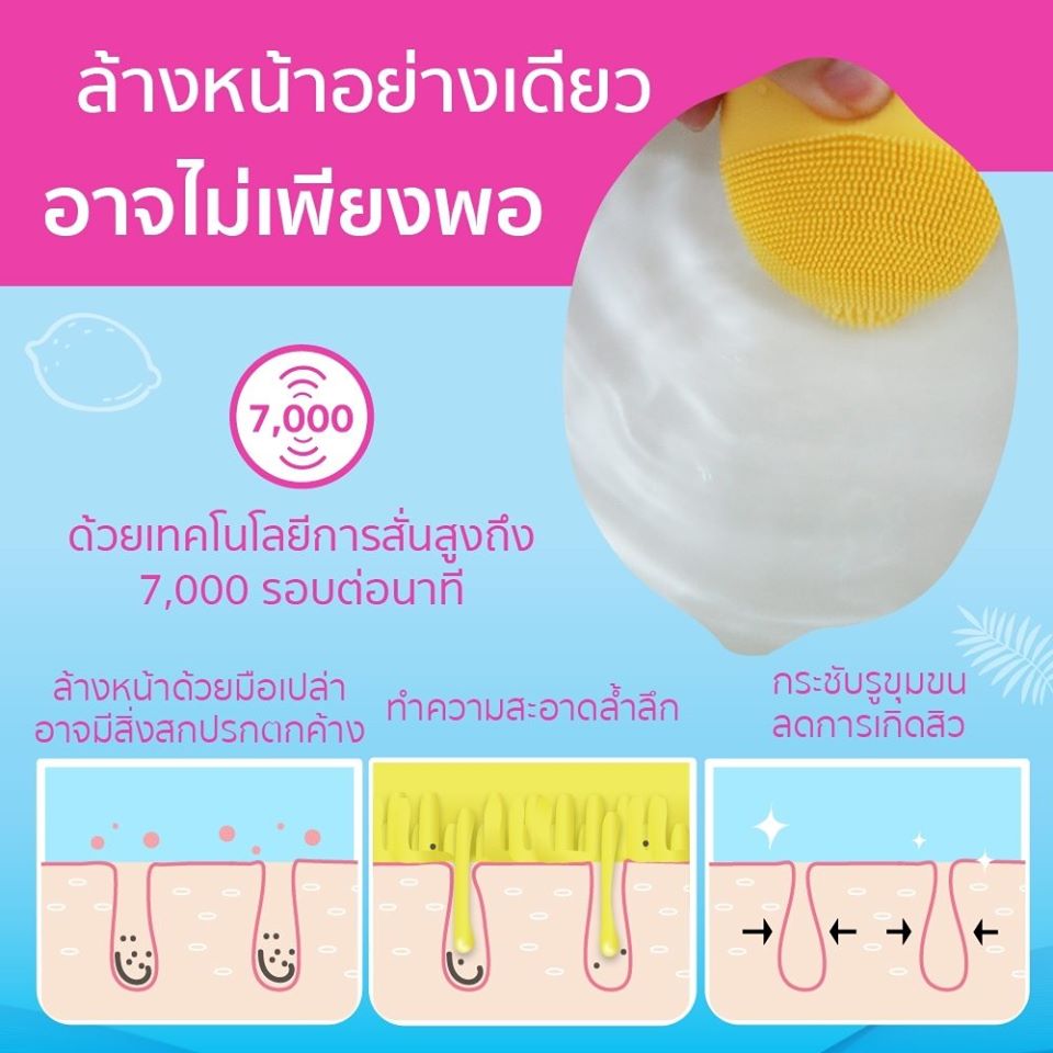 Claryna Mini Facial Cleanser Ice Cream 85g, มินิ เฟเชียล คลีนเซอร์  ไอศกรีม ,เครื่องทำความสะอาดหน้า