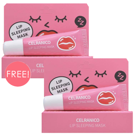 Celranico ซื้อ 1 ชิ้น ฟรี 1 ชิ้น!! lip sleeping 10ml ฟื้นฟูริมฝีปากระหว่างนอน เพิ่มความชุ่มชื้น ช่วยบำรุงริมฝีที่ที่แห้งกร้าน คล้ำ ให้สุขภาพดีขึ้น