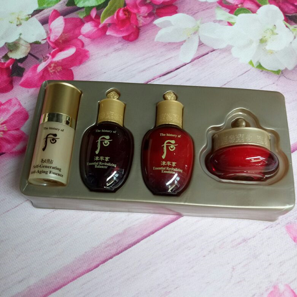 History Of Whoo, History Of Whoo, History Of Whoo รีวิว, History Of Whoo ราคา, History Of Whoo Special Gift Set 4 Items, The History of Whoo Bichup Ja Saeng Essence 8ml, The History of Whoo Jinyulhyang Essential Revitalizing Balancer 20ml, The History of Whoo Jinyulhyang Essential Revitalizing Lotion 20ml, The History of Whoo Jinyulhyang Intensive Revitalizing Cream 4ml