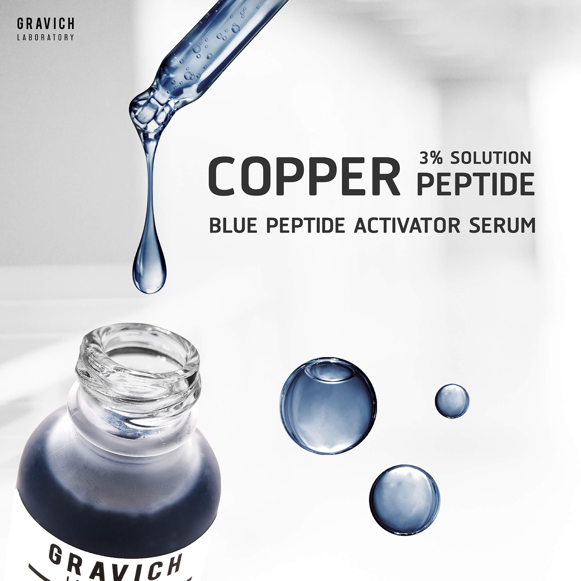 Gravich , Gravich Blue Peptide Activator serum , Blue Peptide , Blue Peptide Activator serum , Gravich Blue Peptide
