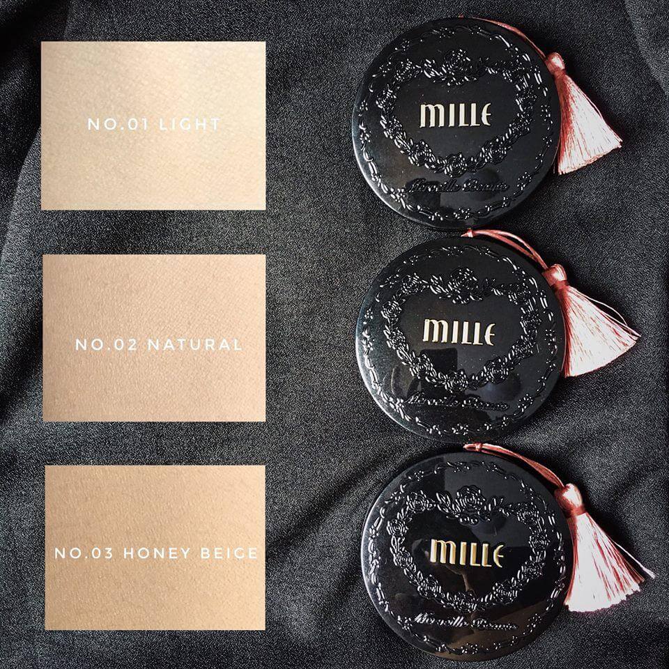 Mille Charcoal Matte Cover Pact