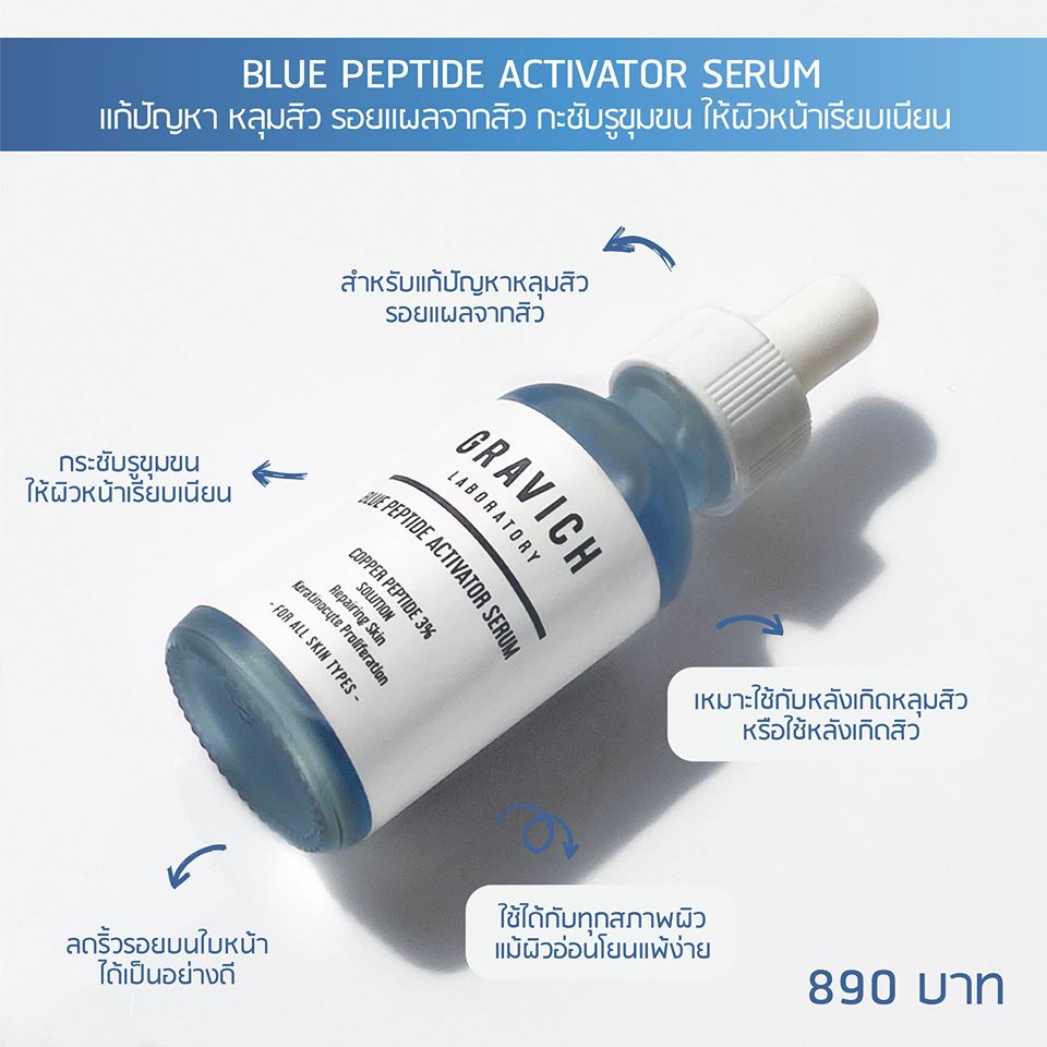 Gravich Blue Peptide Activator serum 