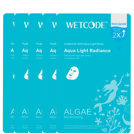WETCode Hyaluronic Acid Aqua Light Mask  26g x5 มาสก์ไฮยารูรอนนิค