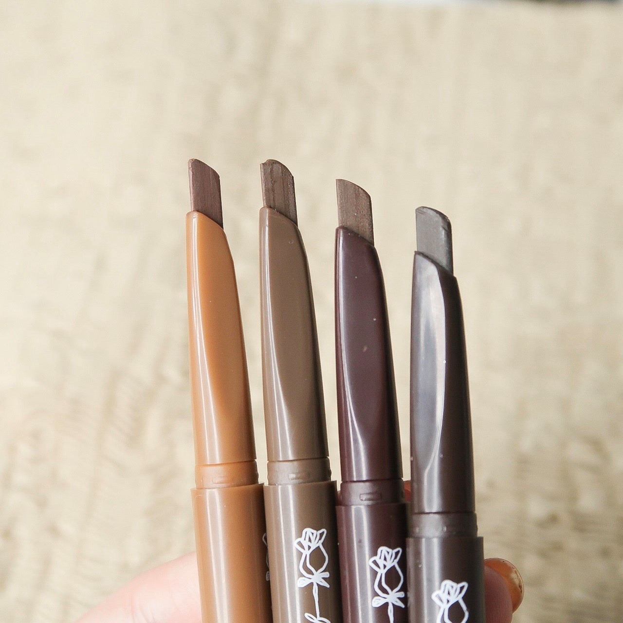 Mille 6D Eyebrow Pencil Waterproof #03 MOCHA BROWN 2g  ดินสอเขียนคิ้ว 6D