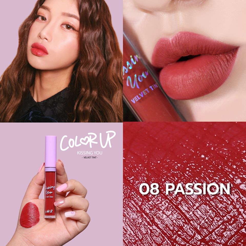 Color Up Kissing You Velvet Tint #08 Passion
