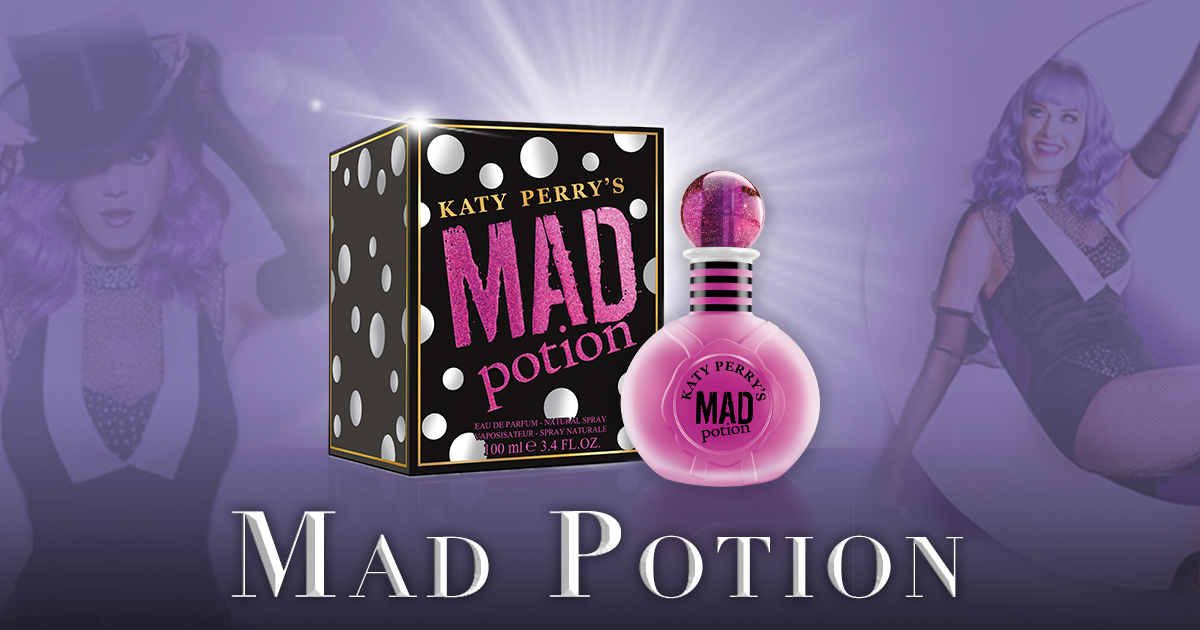 Katy perry Mad Potion Eau De Parfum Natural Spray 100ml กลิ่นหอมหวานไฮโซสุดเซ็กซี่,Katy perry,