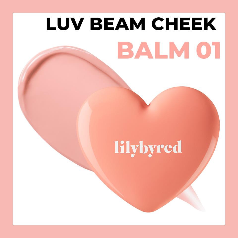 LilyByRed Luv Beam Cheek Balm #01 Pure Coral
