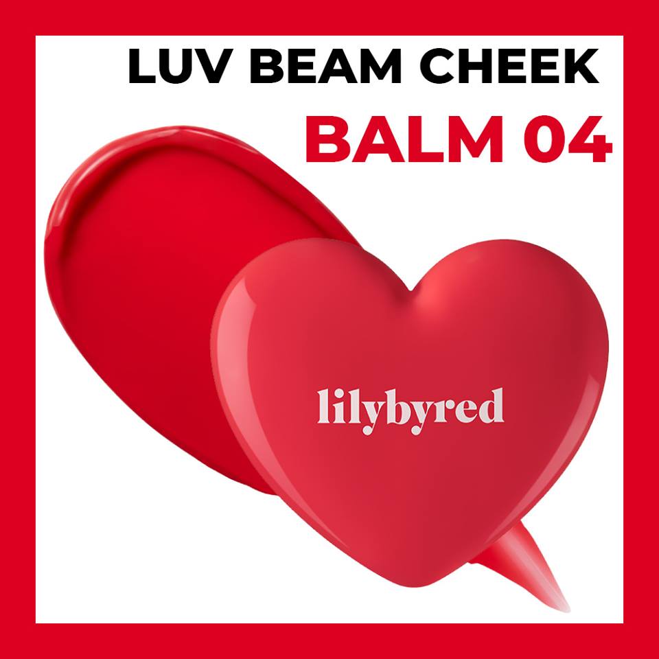 LilyByRed Luv Beam Cheek Balm  #04 Heart Attack Red