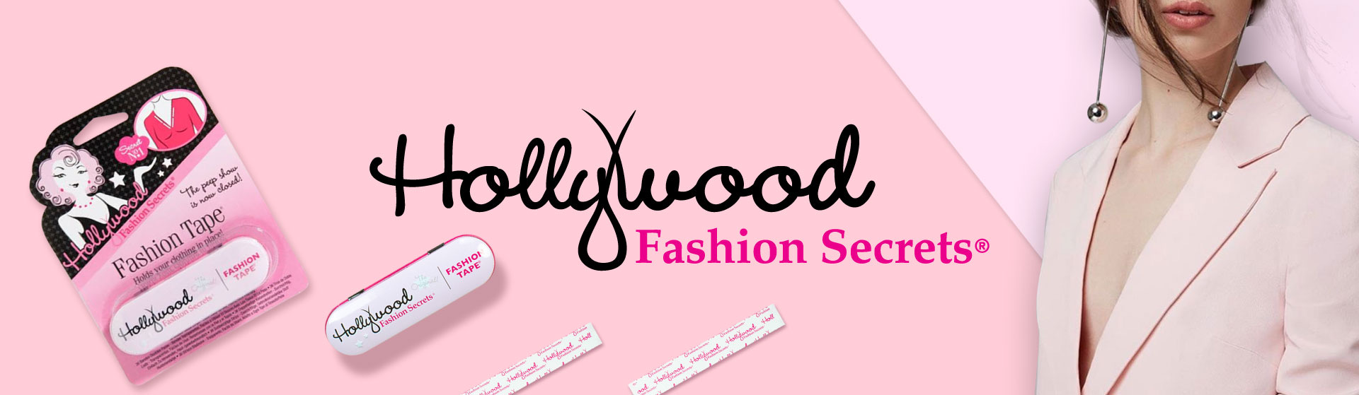 Hollywood Fashion Secrets Fashion Tape Tin 36ชิ้น/กล่อง เทปติดเสื้อ เทปกันโป๊ เพิ่มความมั่นใจ สามารถติดได้ทั้งผิวและผ้าโดยไม่ระคายเคือง กาวสองหน้าคุณภาพพรีเมี่ยมเกรดการแพทย์⁣