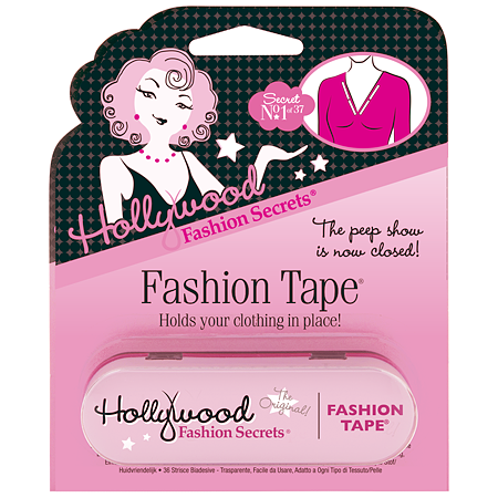 Hollywood Fashion Secrets Fashion Tape Tin 36ชิ้น/กล่อง เทปติดเสื้อ เทปกันโป๊ เพิ่มความมั่นใจ สามารถติดได้ทั้งผิวและผ้าโดยไม่ระคายเคือง กาวสองหน้าคุณภาพพรีเมี่ยมเกรดการแพทย์⁣