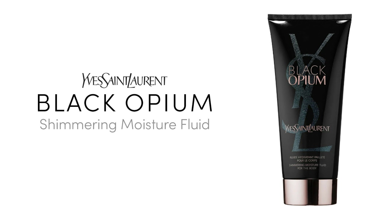 Yves Saint Laurent Black Optimum Shimmering Moisture Fluid For the Body 50ml ,โลชั่นน้ำหอม