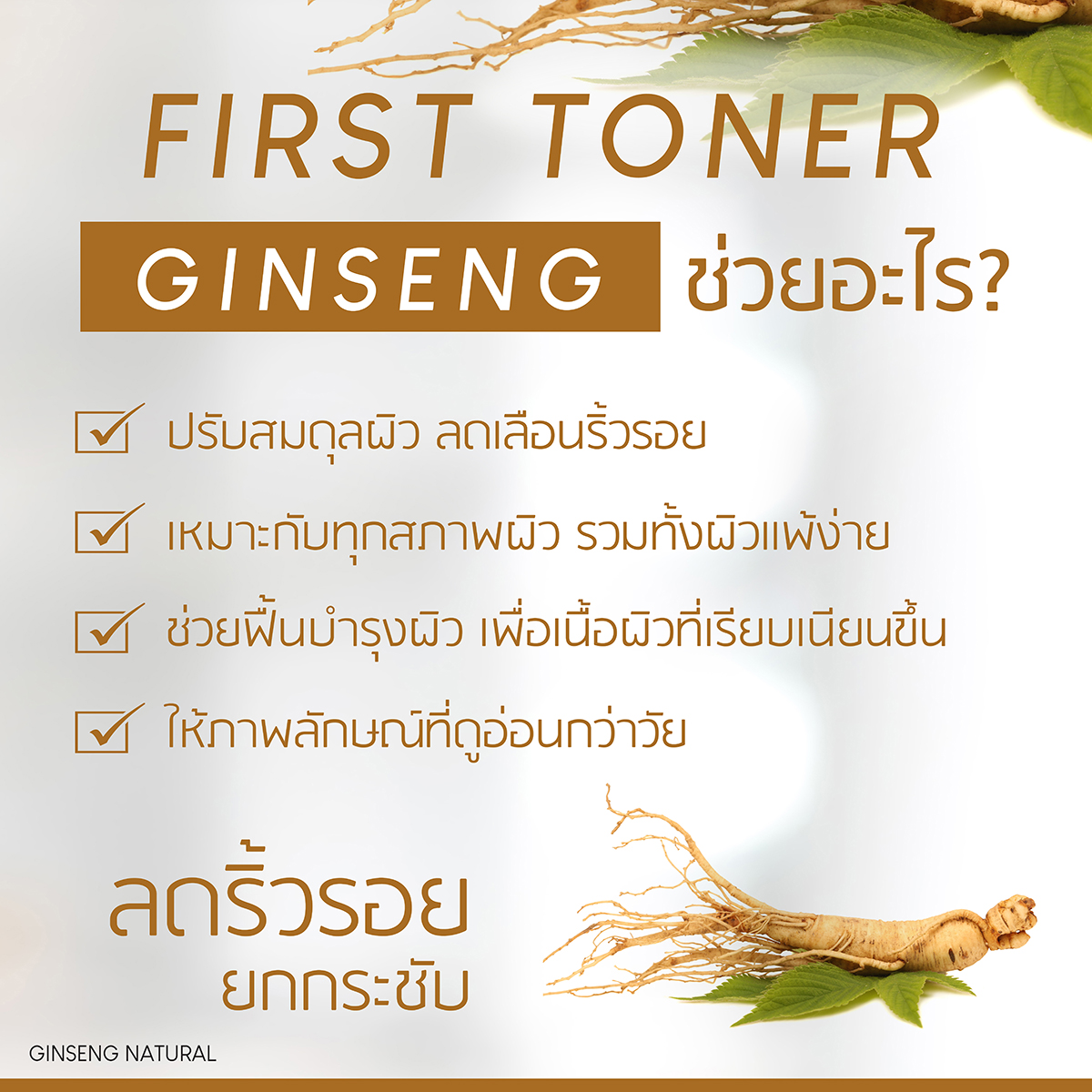  Ginseng First Toner 250ml