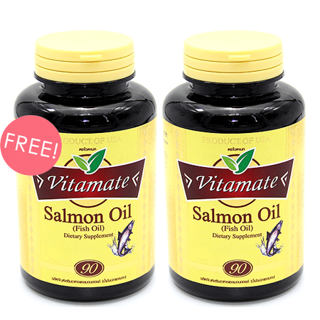 Vitamate Salmon Oil (Fish Oil) 90 Soft Gel