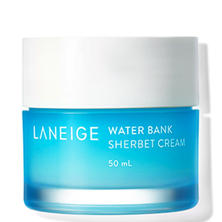 Laneige, Laneige Water Bank, Laneige Water Bank Sherbet Cream, Laneige Water Bank Sherbet Cream 50ml, Laneige Water Bank Sherbet Cream รีวิว, ครีมบำรุงผิวหน้า, เนื้อเชอร์เบท, ครีม Laneige