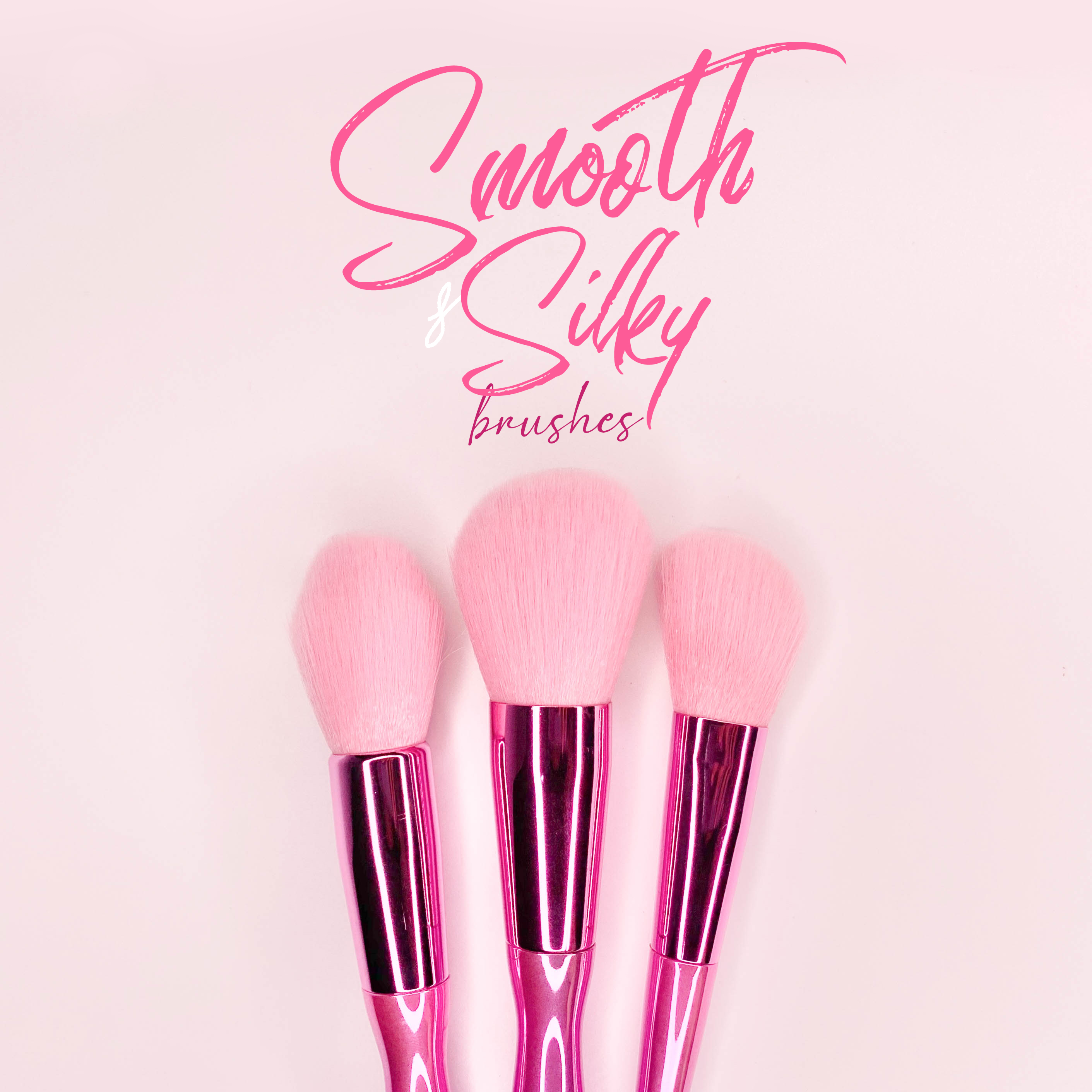 AllpeaU brushes set with bag #pink แปรงแต่งหน้าเซต 12 ชิ้น + กระเป๋า สีชมพูอมม่วง ครบจบทั้งหน้า และ ดวงตา