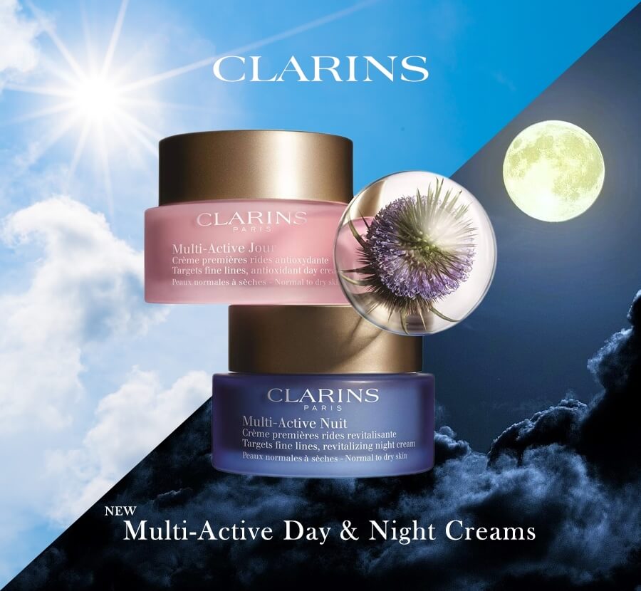 Clarins Multi-Active Night Cream ที่สุดของการต่อต้านริ้วรอยยามค่ำคืน การันตีจากรางวัลชนะเลิศ Winner of Best Age Busting Night Cream  จากงาน Cosmopolitan Beauty Awards 2011 (เทศกาลแห่งความงามสำหรับผลิตภัณฑ์ยอดเยี่ยมแห่งปี)
