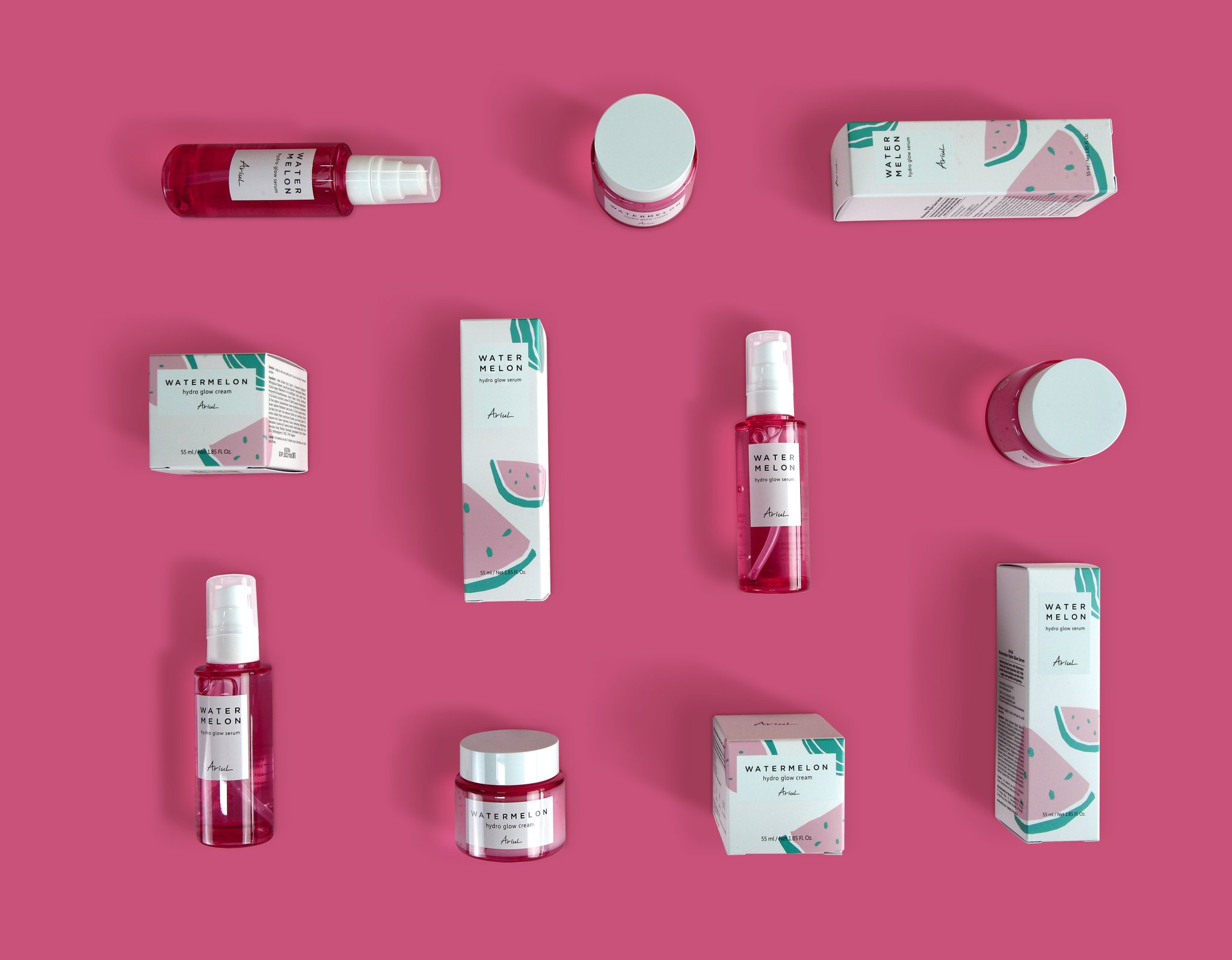 Ariul Watermelon Hydro Glow Cream 55ml ครีมบำรุงผิวด้วยสาร ...