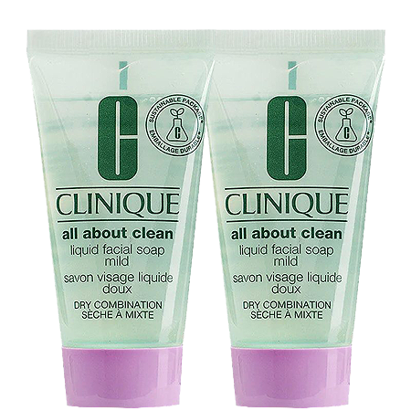 All About Clean Liquid Facial Soap Mild 30ml สบู่เจลใสทำความสะอาดผิว ช่วยปรับสมดุลของผิวให้ผิวรู้สึกสบาย นุ่มนวล