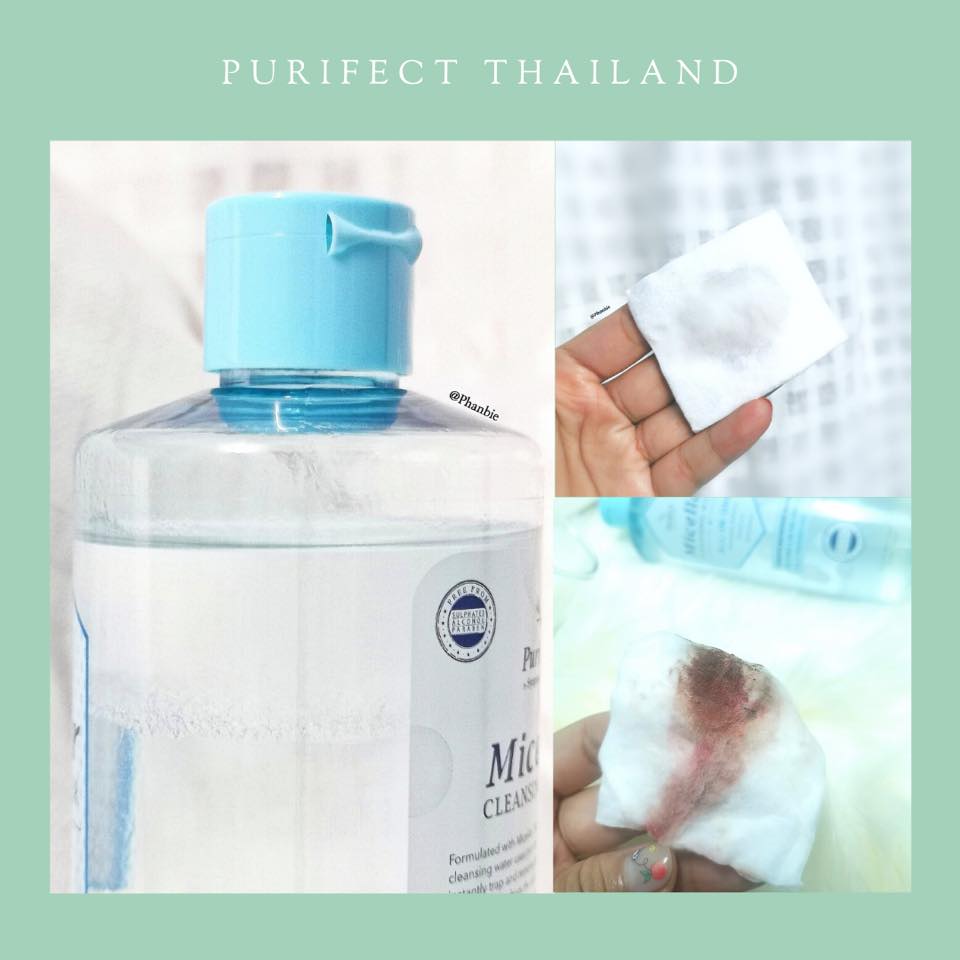 Purifect,Purifect Micellar Cleansing water - ALL IN ONE,Micella,Cleansing,Toner,โทนเนอร์,คลีนซิ่ง,Purifect Micellar Cleansing water - ALL IN ONE รีวิว,
