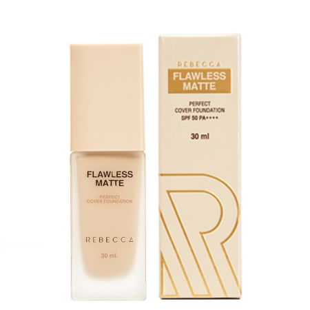 Rebecca,flawless matte perfect cover foundation,Rebecca flawless matte perfect cover foundation,Rebecca flawless matte perfect cover foundation Natural 02,Natural,รองพื้น Rebecca,รองพื้นเนื้อแมต