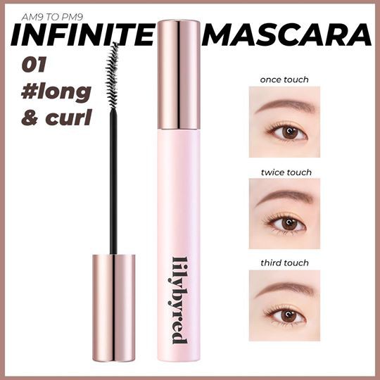 LilyByred AM9 TO PM9 Infinite Mascara #LONG & CURL