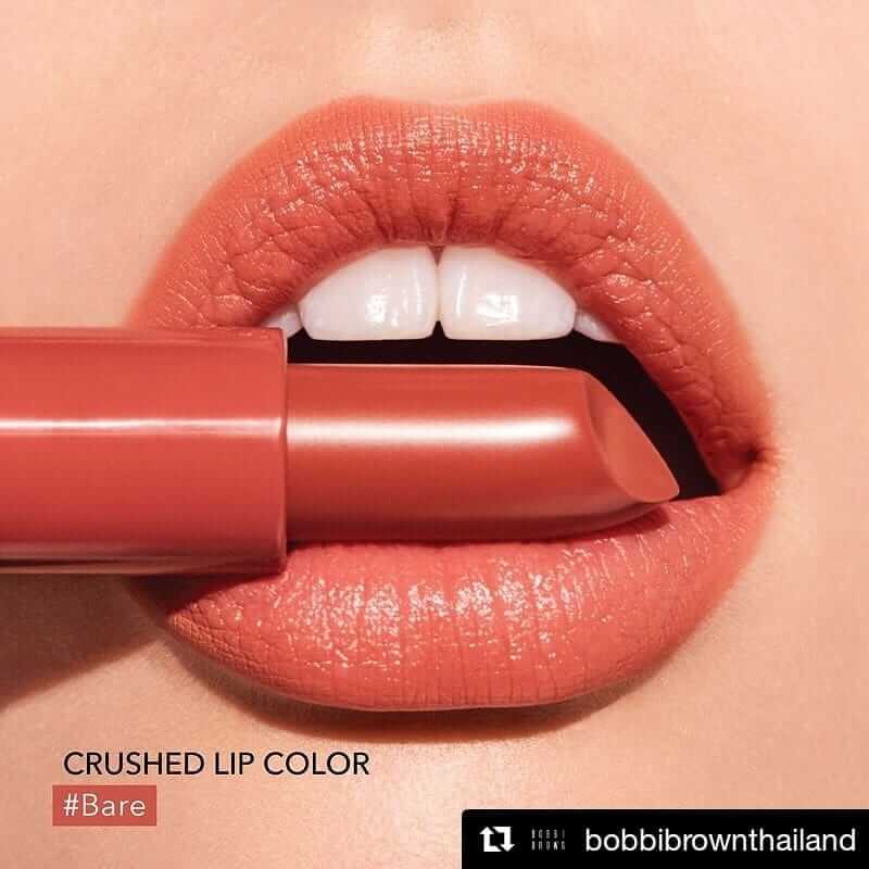 Bobbi Brown Crushed Lip Color #Bare 3.4g ลิปสติกเม็ดสีในแบบ Soft Matte สุดงดงาม มอบความชุ่มชื้นเหมือนบาล์ม