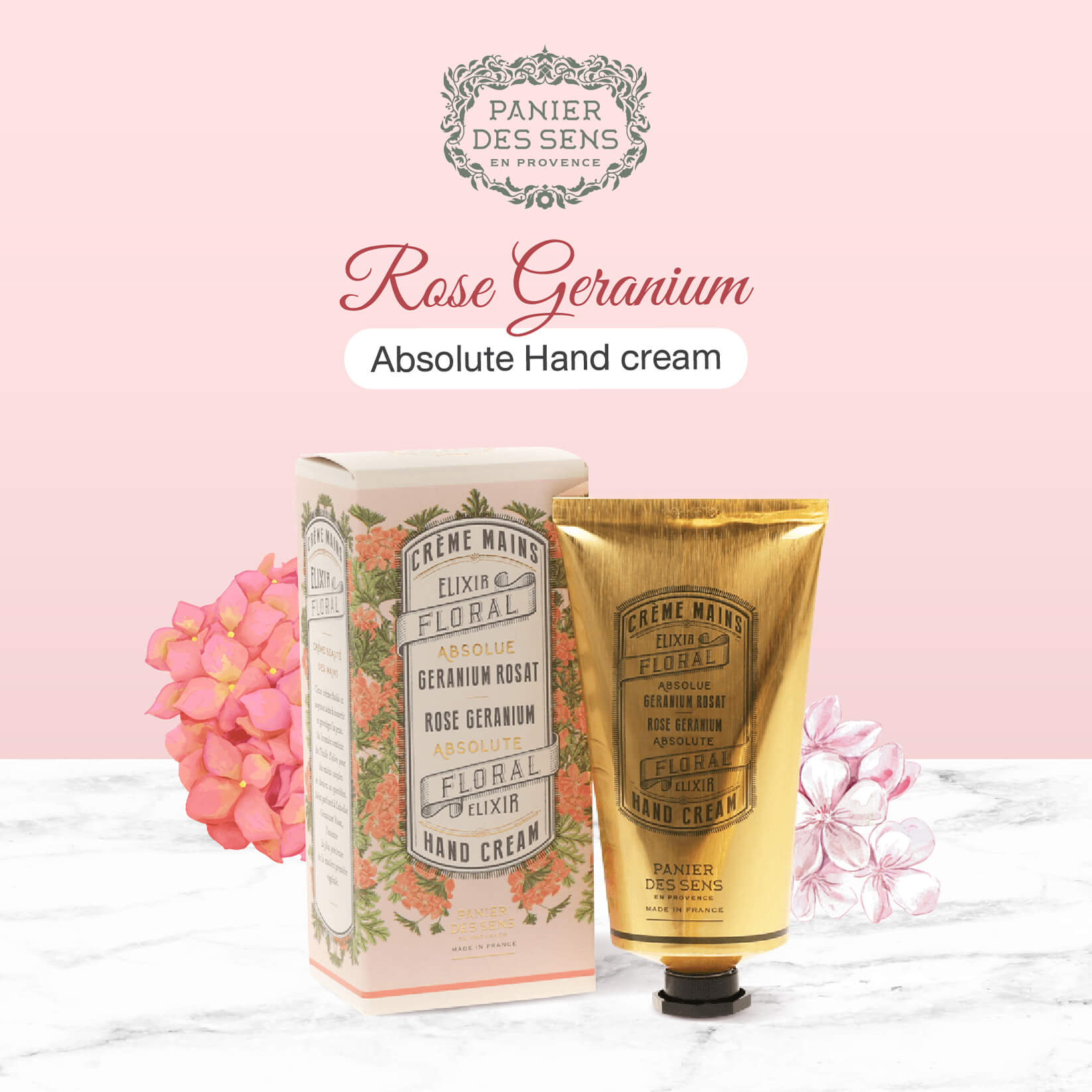 Panier Des Sens Rose Geranium Absolute Hand cream 