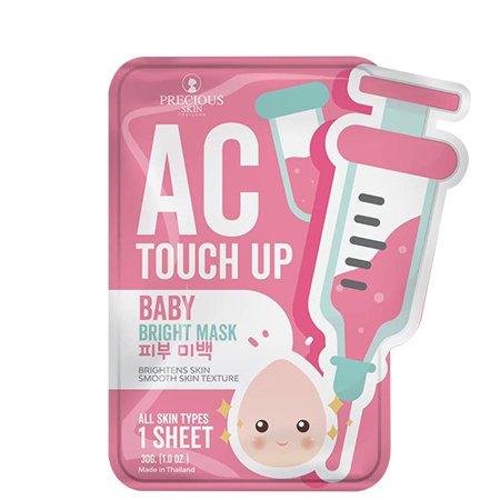 Precious Skin Thailand AC TOUCH UP BABY BRIGHT MASK,Precious Skin Thailand ,AC TOUCH UP ANTI DARK SPOT MASK,มาสก์AC TOUCH UP,ราคามาสก์AC TOUCH UP,วิธีใช้มาสก์AC TOUCH UP,รีวิวมาสก์AC TOUCH UP