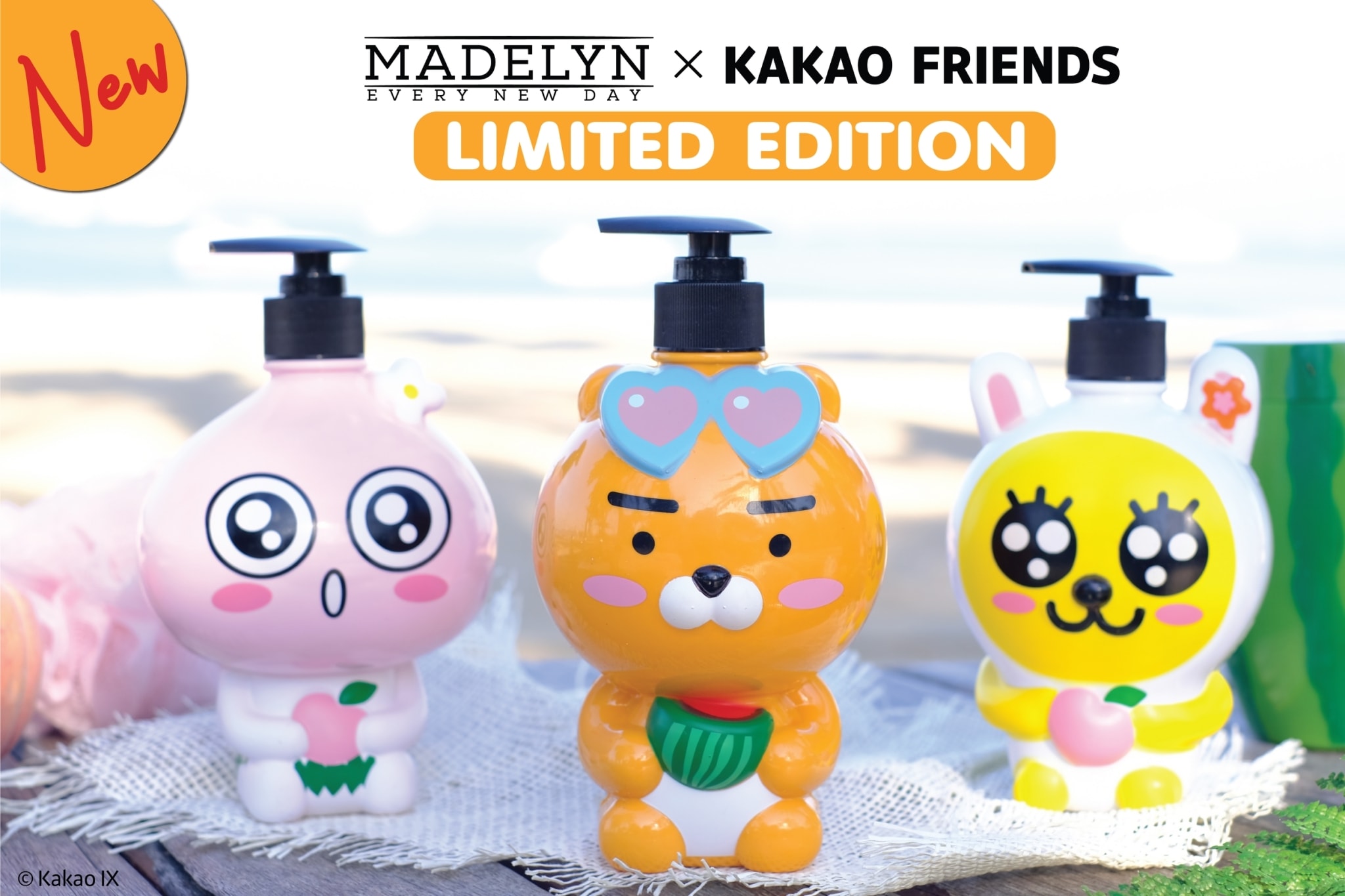 Madelyn Kakao Friends Shower Cream