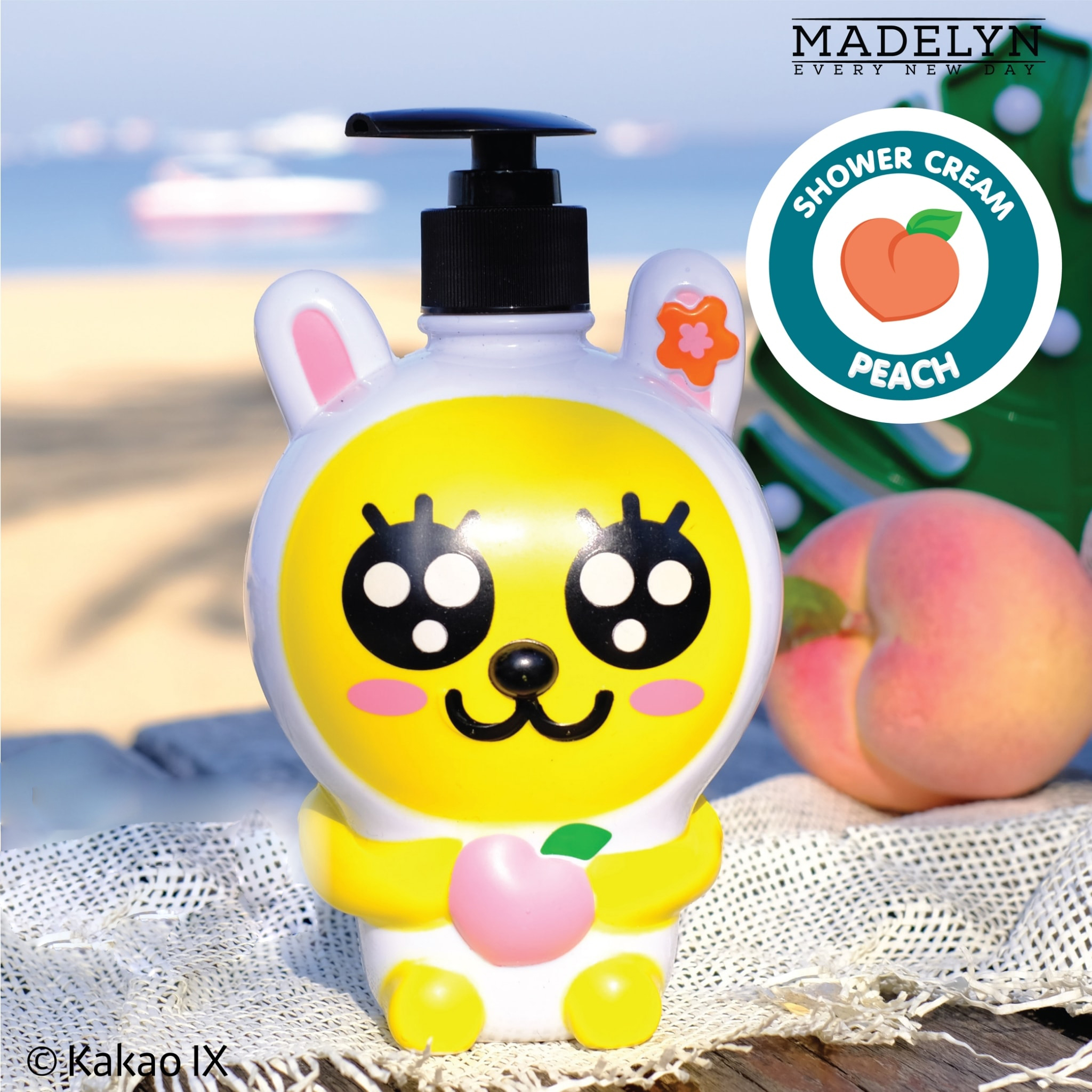Madelyn Kakao Friends Shower Cream Fresh Peach
