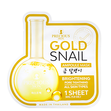 Precious Skin Thailand Gold Snail Ampoule Mask