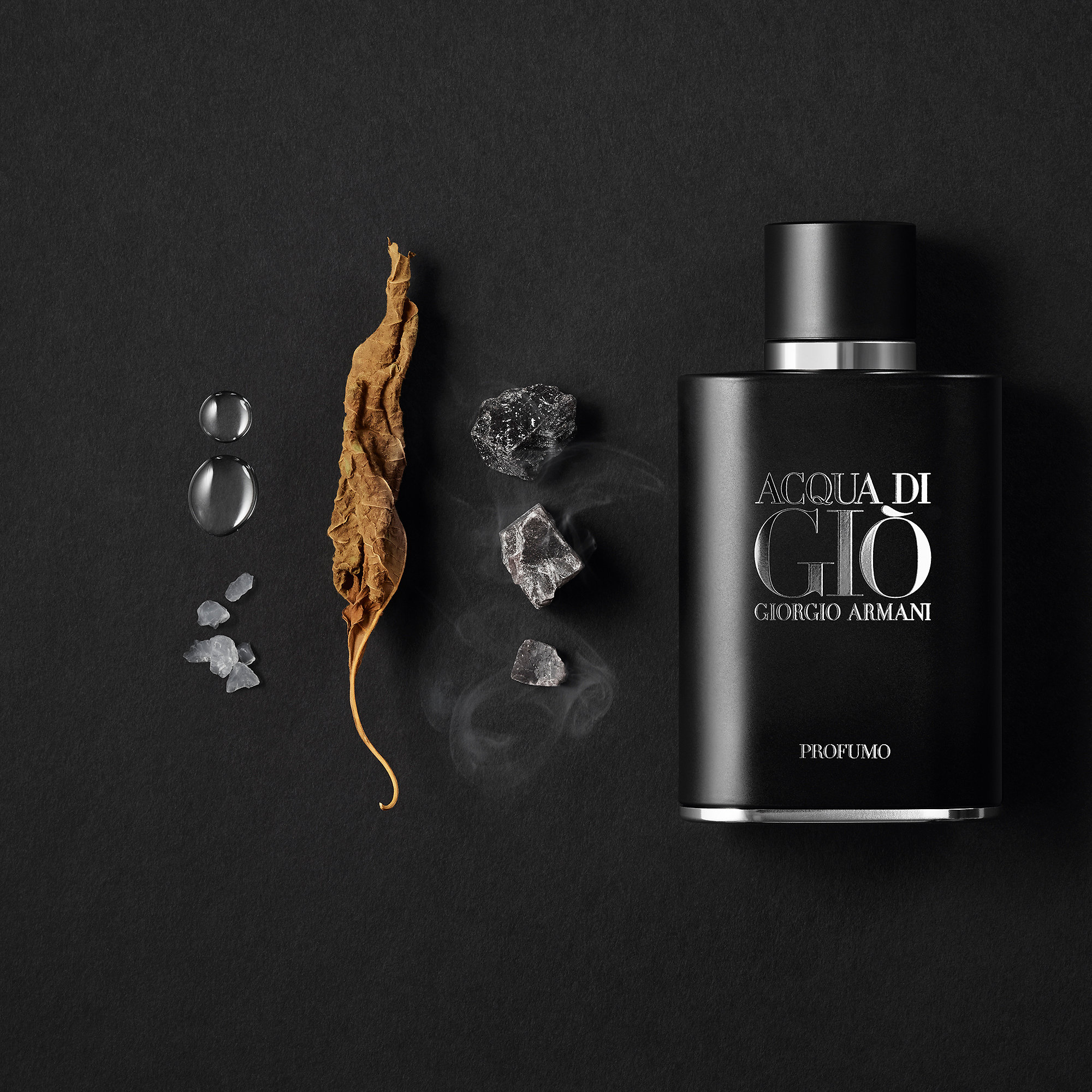 Giorgio Armani Acqua Di Gio PROFUMO Parfum EDP 5ml น้ำหอมผู้ชายที่ได้รับแรงบันดาลใจ จากเกาะภูเขาไฟ กลิ่นหอมระหว่างความเข้มข้นหนักแน่นของภูเขาไฟกับความสดชื่นจากทะเลที่ลุ่มลึก