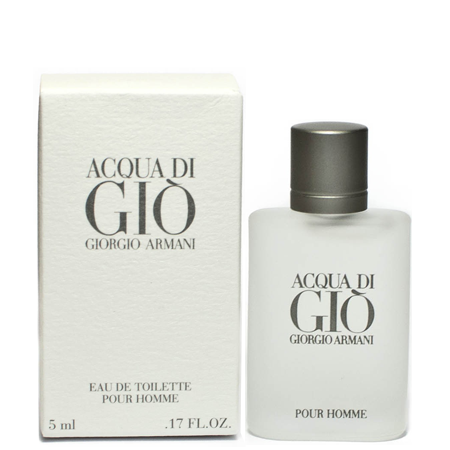 Giorgio Armani Acqua Di Gio Pour Homme EDT 5ml น้ำหอมสำหรับบุรุษ 1ในน้ำหอม Best seller ของอเมริกา กลิ่นหอมสดชื่นสบาย กลิ่นแห่งความอิสระ เต็มไปด้วยสายลมและสายน้ำ